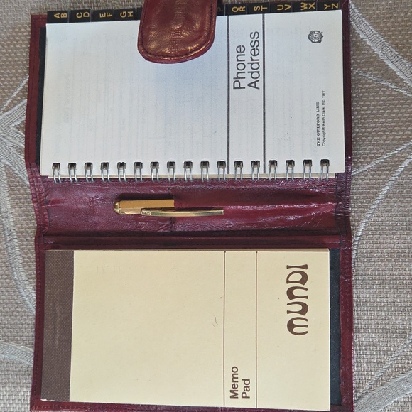 Collection: Vintage Genuine Red Eelskin Purse And Accessories! - Picture 12 of 13